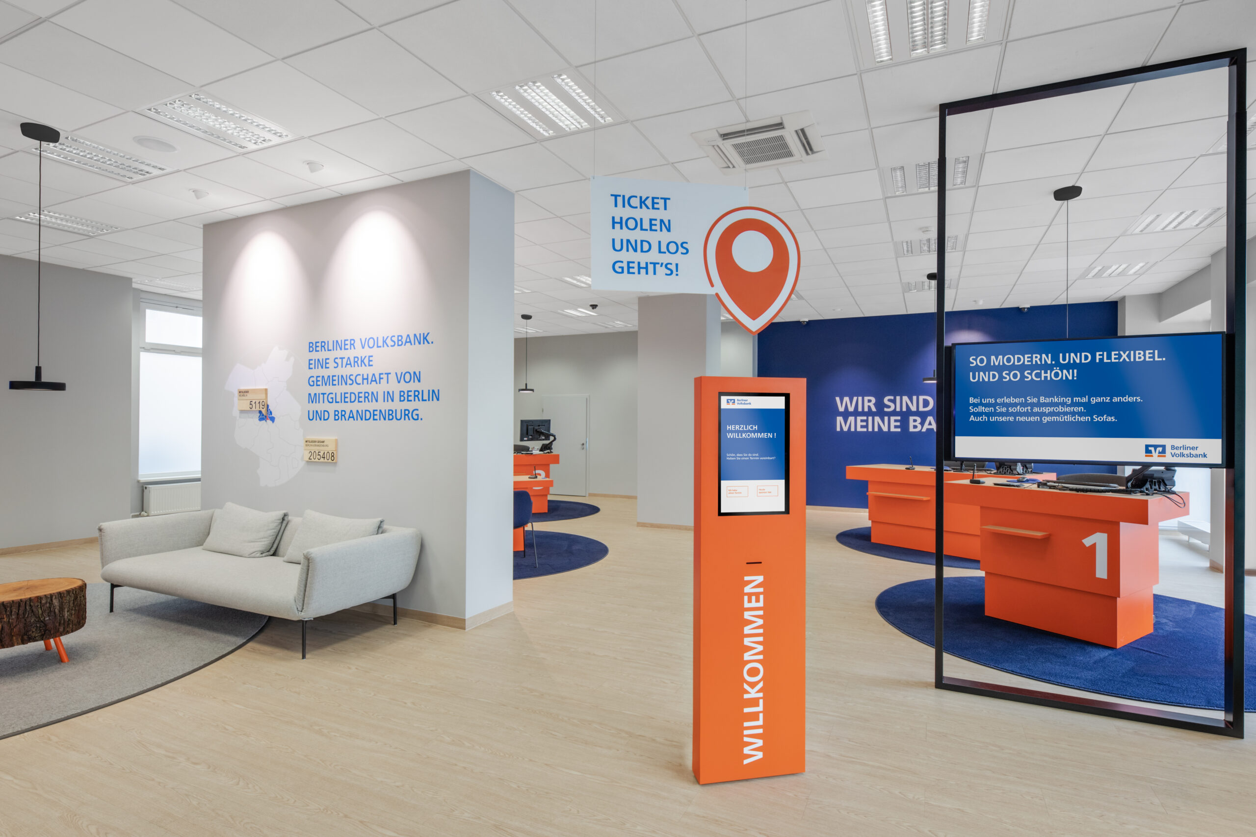 Berliner Volksbank – Branch Concept